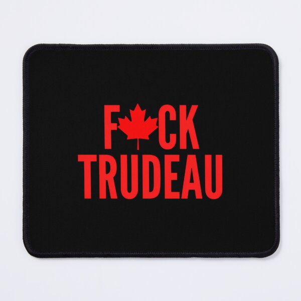 Item preview, F ck Trudeau (red maple leaf) designed and sold by hchaxkzvl90.