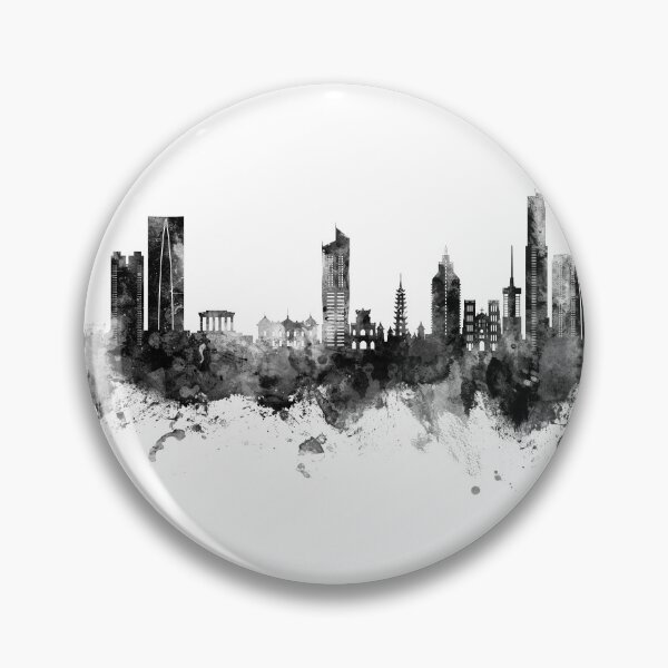 Item preview, Hanoi (Saigon) Vietnam Skyline designed and sold by ArtPrints.