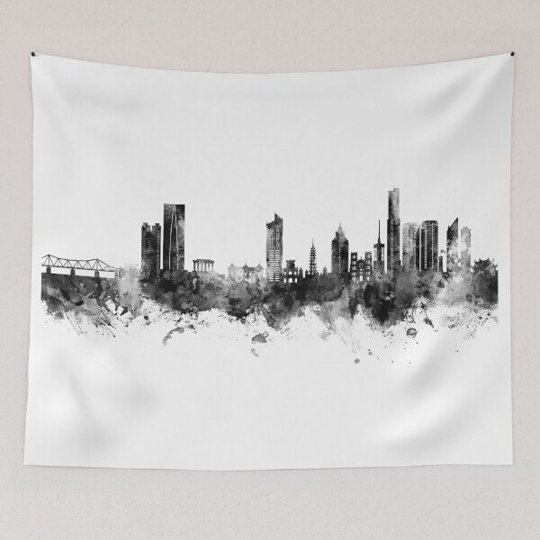 Item preview, Hanoi (Saigon) Vietnam Skyline designed and sold by ArtPrints.