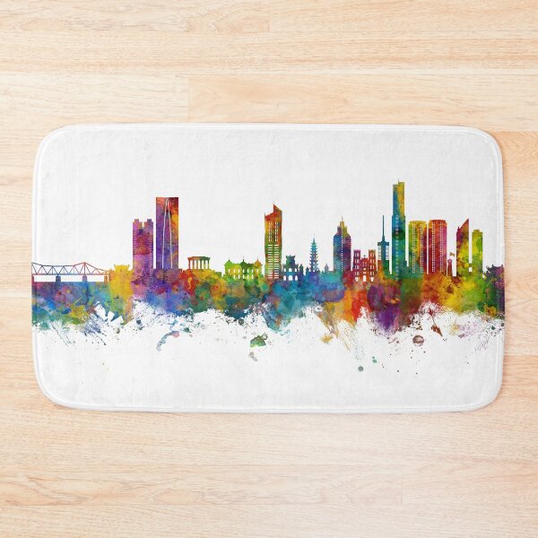 Item preview, Hanoi (Saigon) Vietnam Skyline designed and sold by ArtPrints.