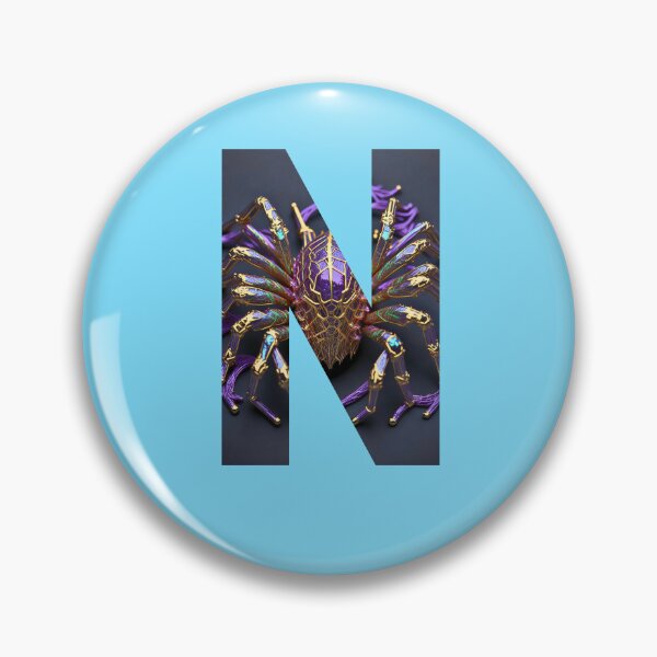 Item preview, My Name Starts With N - Design 1 #N #alphabet #spider designed and sold by Propc.