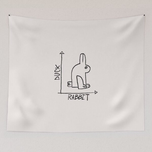 Item preview, Nerd Duck Rabbit Maths Physics Geek Funny Gift   designed and sold by CharityBarnes.
