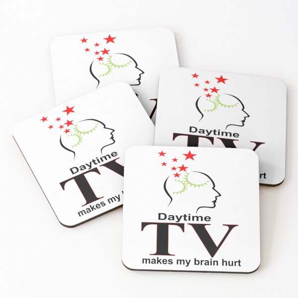Item preview, Daytime TV Makes My Brain Hurt 	 		 designed and sold by iqhlpsuf27.