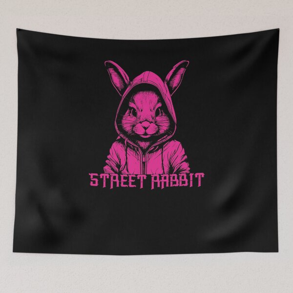 Item preview, Street Rabbit - Pink designed and sold by Soulemotion.