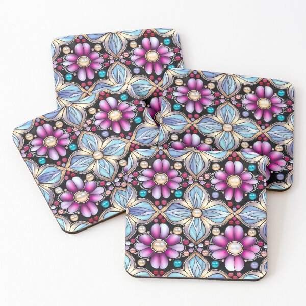 Item preview, Retro design reminiscent of colorful floral pop art motifs designed and sold by Pflugart.