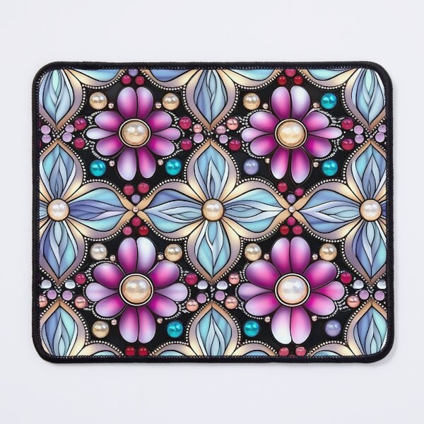 Artikelvorschau, Retro Design das an bunte florale Popart Motive erinnert entworfen und verkauft von Pflugart.