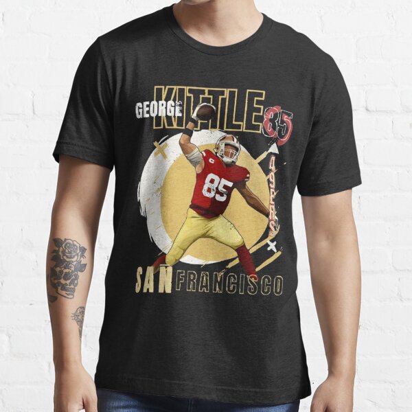 Nike Men's San Francisco 49ers George Kittle #85 Black T-Shirt