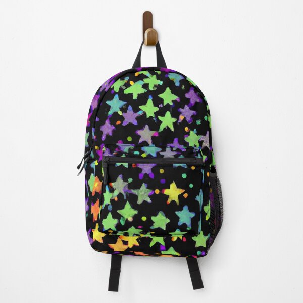 Item preview, Stars Neon Color Pattern Abstract Rainbow designed and sold by Deanmindvortex.