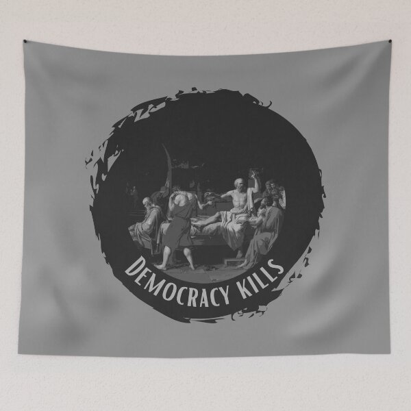 Item preview, Democracy kills designed and sold by Cleanthes.