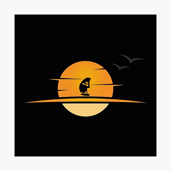 Item preview, Wing Foiling shirt | sunset | Wingfoil t-shirt | Gift idea | Wing Surfing | Gift for wingers | Winging | Wingfoiling gift| designed and sold by Outdoors-Sports.
