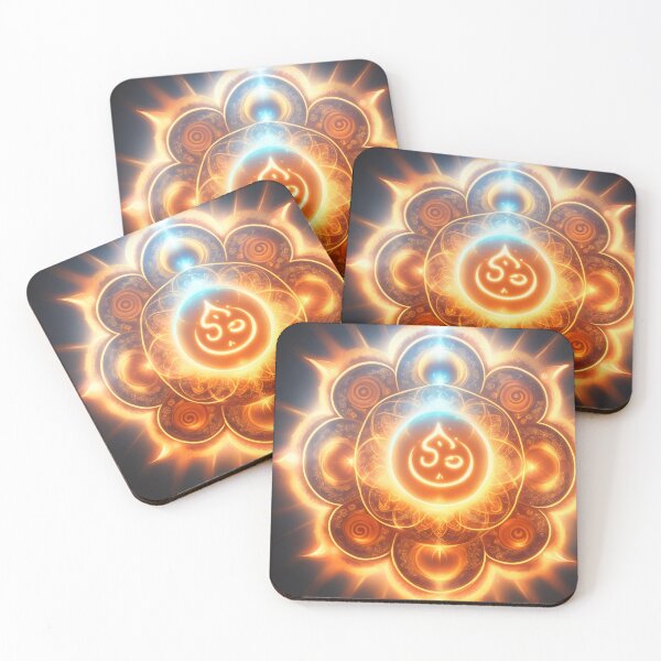 Item preview, "Radiant Om: Halo of Spiritual Light" DESIGNS  designed and sold by AyushAIImage01.