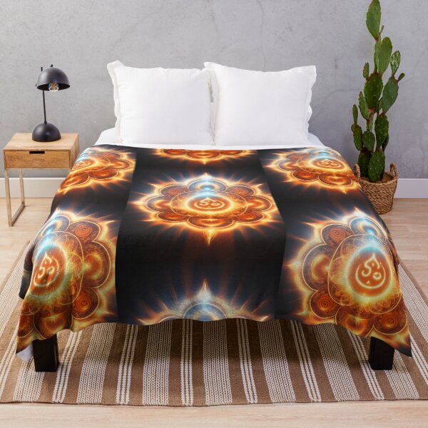 Item preview, "Radiant Om: Halo of Spiritual Light" DESIGNS designed and sold by AyushAIImage01.