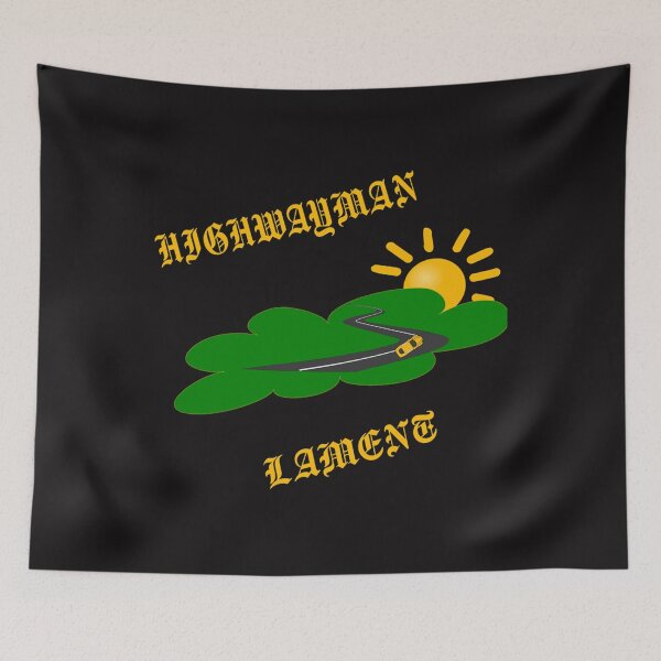 Item preview,  Highwayman lament rising sun yellow car on highway   designed and sold by JedediahErnse.