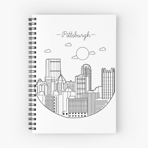 Item preview, Pittsburgh Skyline art  designed and sold by Digital4youLk.