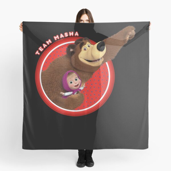 Masha And The Bear Scarves for Sale Redbubble