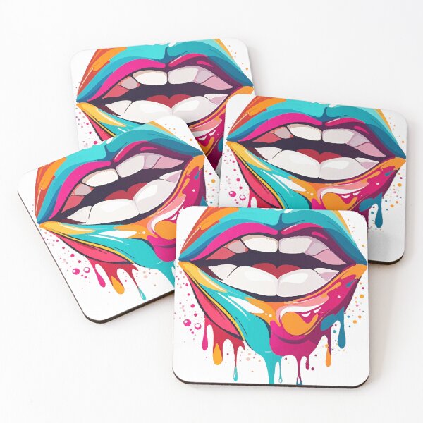 Item preview, juicy colourful lips  designed and sold by roseannrodero.
