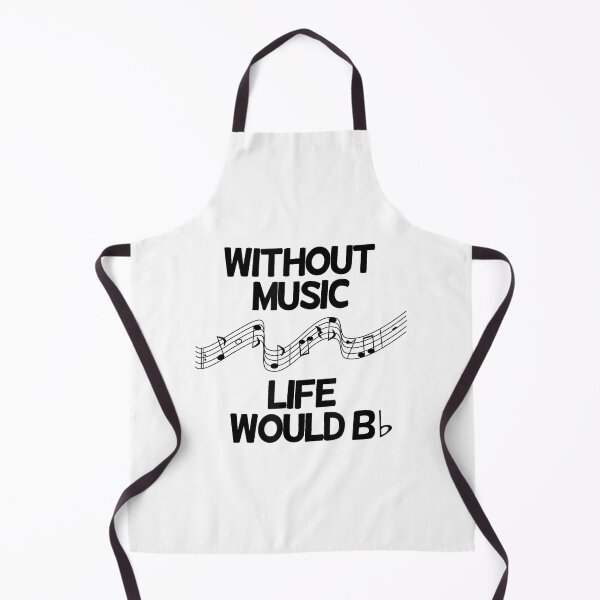 Item preview, Without Music Life Would B Flat - Funny Music Shirt designed and sold by ChristopherHove.