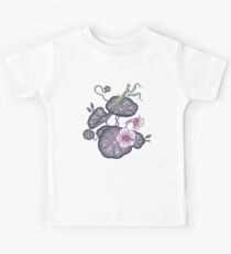 Black Indian cress garden. Kids Tee
