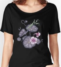 Black Indian cress garden. Women's Relaxed Fit T-Shirt