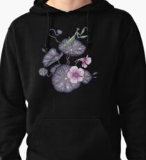 Black Indian cress garden. Pullover Hoodie