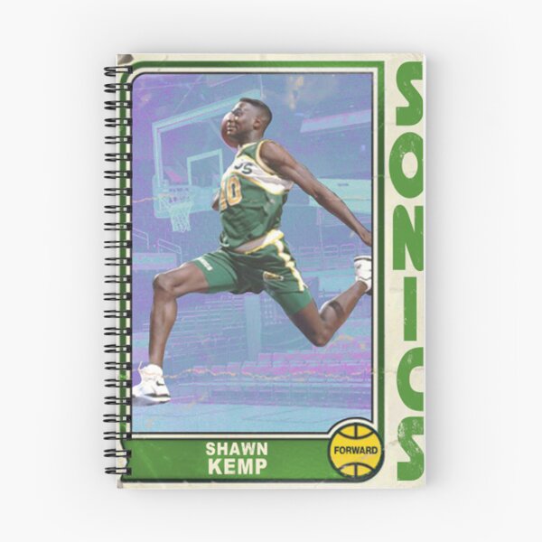 Item preview, Shawn Kemp Retro Basketball Trading Card Design designed and sold by MelvinHenson3.