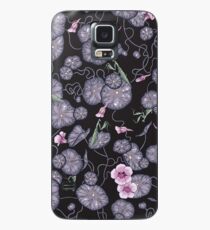Black Indian cress garden. Case/Skin for Samsung Galaxy