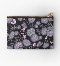 Black Indian cress garden. Studio Pouch