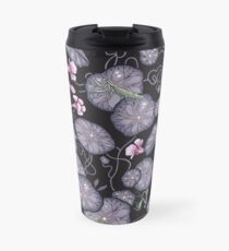 Black Indian cress garden. Travel Mug