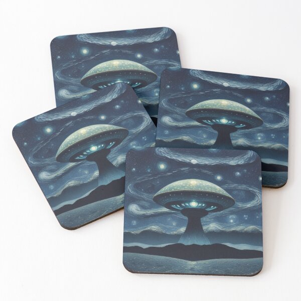 Item preview, Van Gogh - ufo area 51 designed and sold by Starry night Cherry blossom.