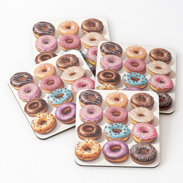 Item preview, Scrumptious doughnuts designed and sold by JeNoStudio.