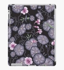 Black Indian cress garden. iPad Case/Skin
