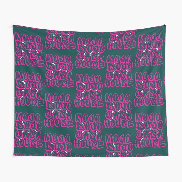 Sinsoledad Welcome To My Mojo Dojo Casa House tapestry Pink We Make This Mojo  Dojo Casa House A Mojo Dojo Casa Home Wall Decoration for Bedroom College  Dorm Party Decorations Merch Tapestry