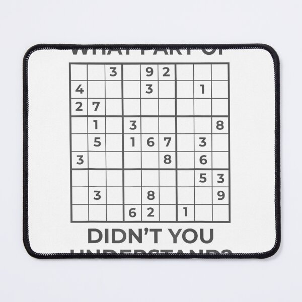 Item preview, Funny Math Puzzle Sudoku designed and sold by ChristopherHove.
