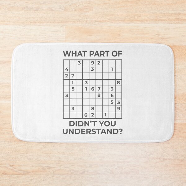 Item preview, Funny Math Puzzle Sudoku  designed and sold by ChristopherHove.