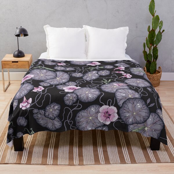 Item preview, Black Indian cress garden. designed and sold by smalldrawing.