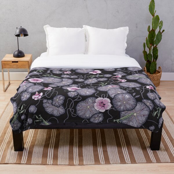 Item preview, Black Indian cress garden. designed and sold by smalldrawing.