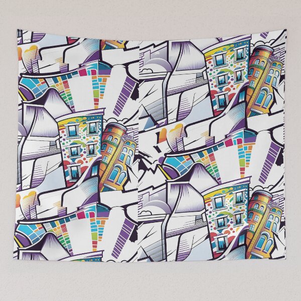 Item preview, Abstract Cityscape II designed and sold by DevemDavam.