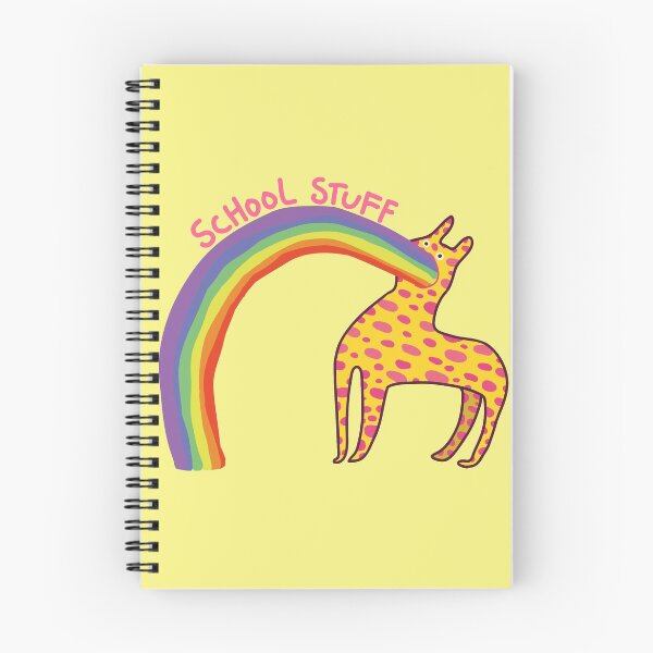 Item preview, School stuff - Giraffe Rainbow puke designed and sold by Jonas Welin.