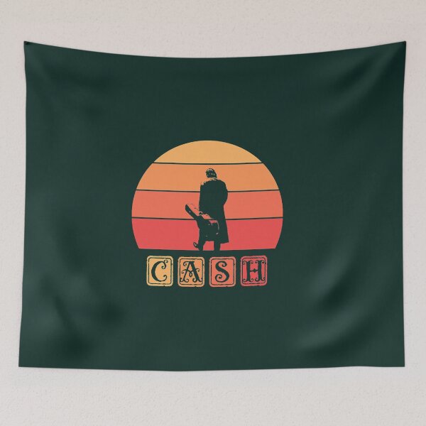 Artikelvorschau, Johnny Cash Retro-Kunst entworfen und verkauft von ReubenBurke.