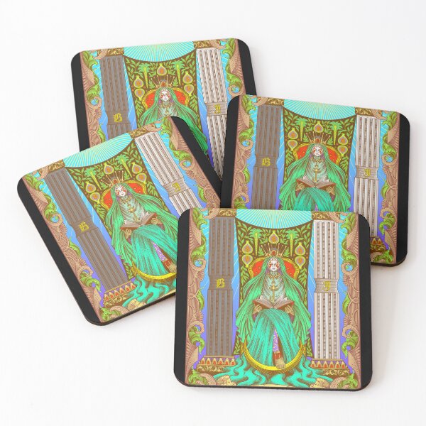 Item preview, The High Priestess Tarot Illustration  designed and sold by WOLForDEER.