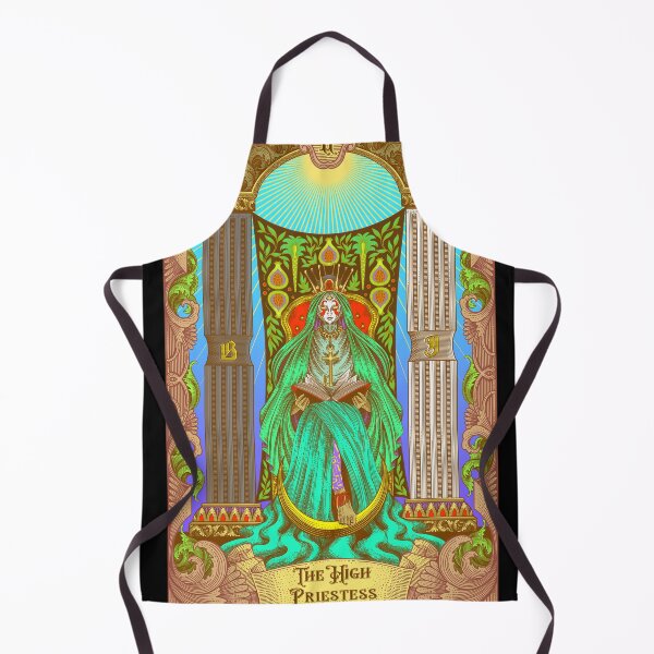 Item preview, The High Priestess Tarot Illustration designed and sold by WOLForDEER.
