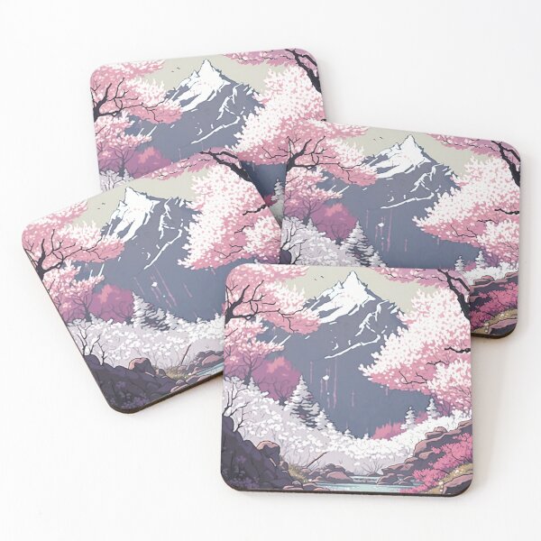 Item preview, Cherry Blossoms and Mt. Fuji designed and sold by NikasIsland.