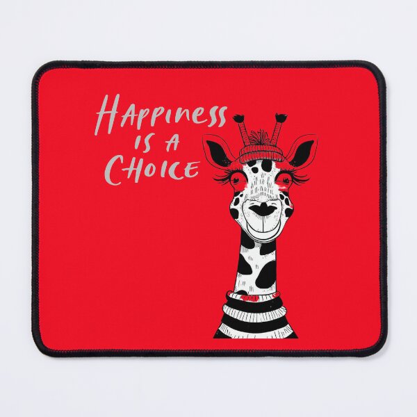 Item preview, Giraffe, happiness is a choice designed and sold by gringourmand.