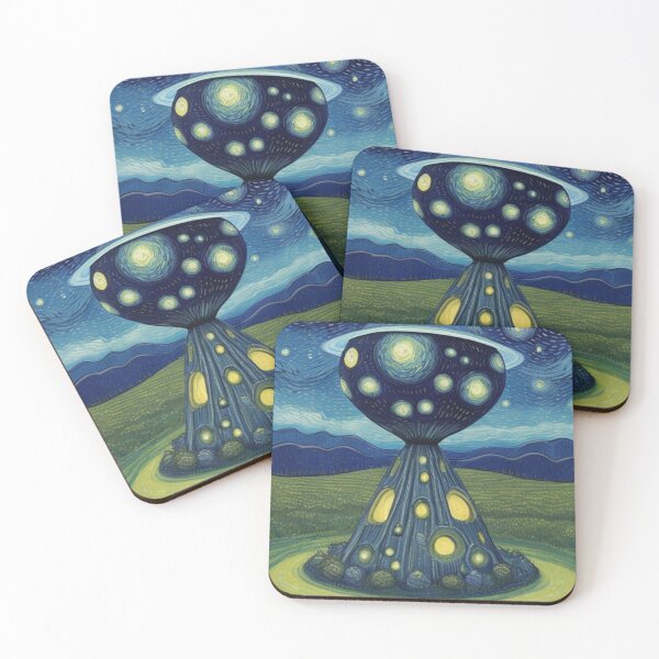 Item preview, Van Gogh - alien planet energy core designed and sold by Starry night Cherry blossom.