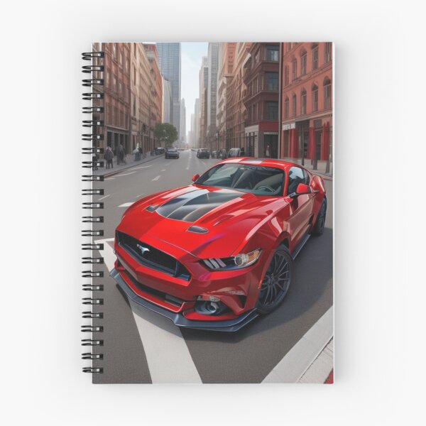 Artikelvorschau, Roter Mustang der Großstadt entworfen und verkauft von mikaws.