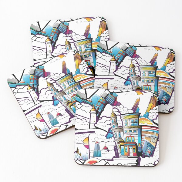 Item preview, Abstract Cityscape III designed and sold by DevemDavam.