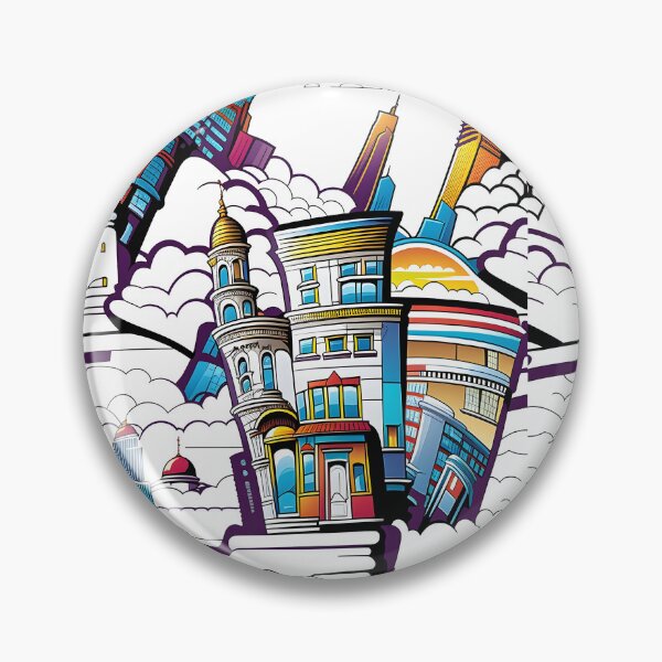 Item preview, Abstract Cityscape III designed and sold by DevemDavam.