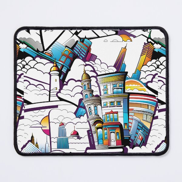 Item preview, Abstract Cityscape III designed and sold by DevemDavam.