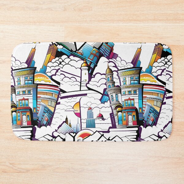Item preview, Abstract Cityscape III designed and sold by DevemDavam.