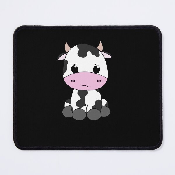 Item preview, Moody Cute cartoon cow designed and sold by EVANOPSHIRE.